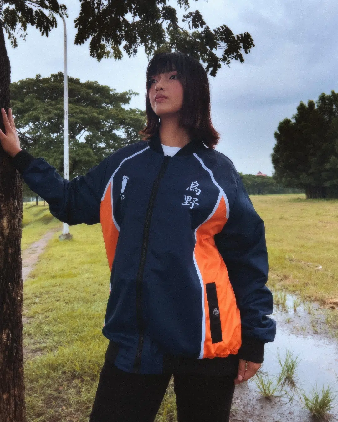 Karasuno Haikyuu Casual Bomber Jacket - Image 4