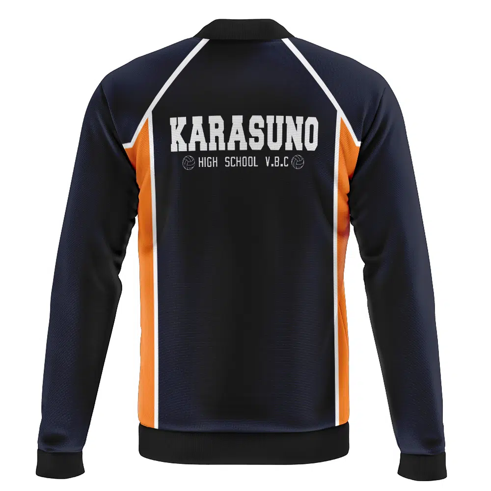 Karasuno Haikyuu Casual Bomber Jacket - Image 2