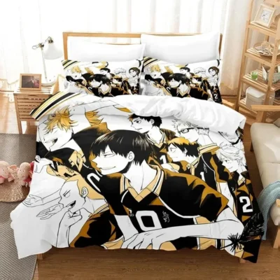 Karasuno Haikyuu Fearless Crow Bedding Set