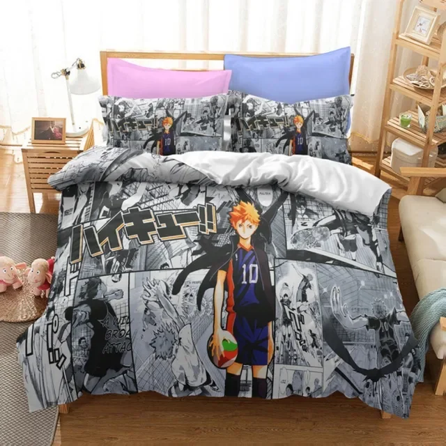 Nekoma Haikyuu Clever Play Bedding Set