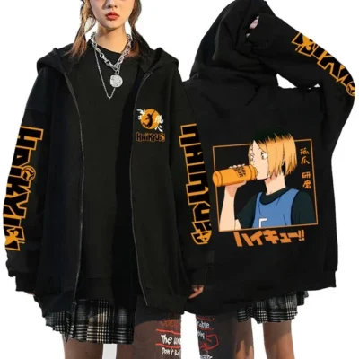 Tobio Kageyama Haikyuu Precision Setter Zipper Hoodie
