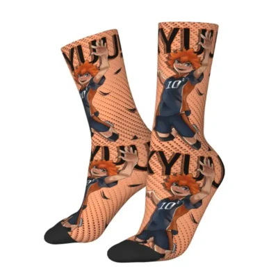 Shoyo Hinata Haikyuu Speed Burst Socks