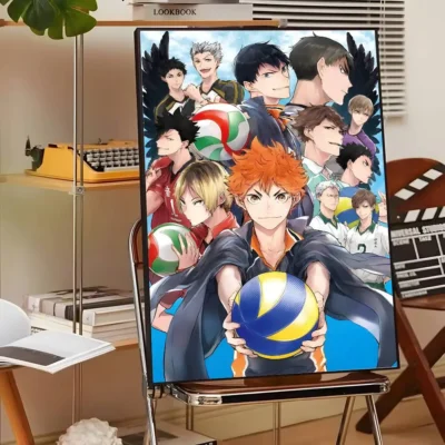 Nekoma Haikyuu Battle of Brains Wall Art