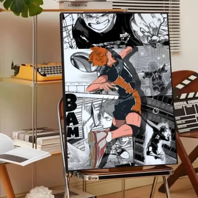 Ushijima Wakatoshi Haikyuu Dominant Ace Wall Art