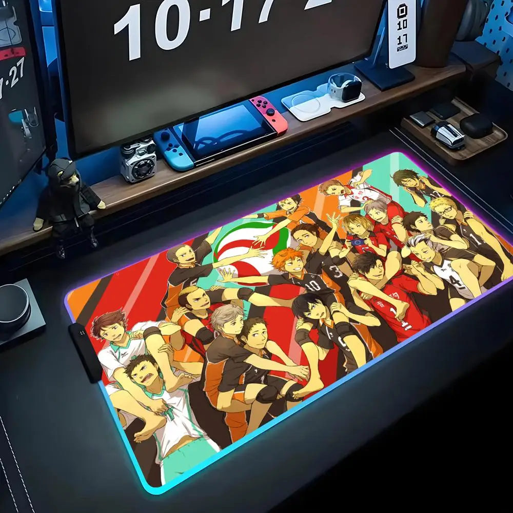 Shoyo Hinata Haikyuu Energetic Spike RGB Mouse Pad