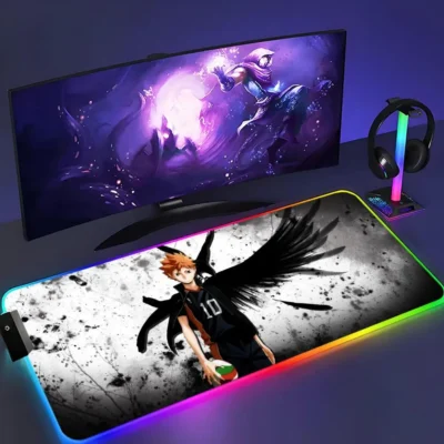 Kenma Kozume Haikyuu Strategic Genius RGB Mouse Pad