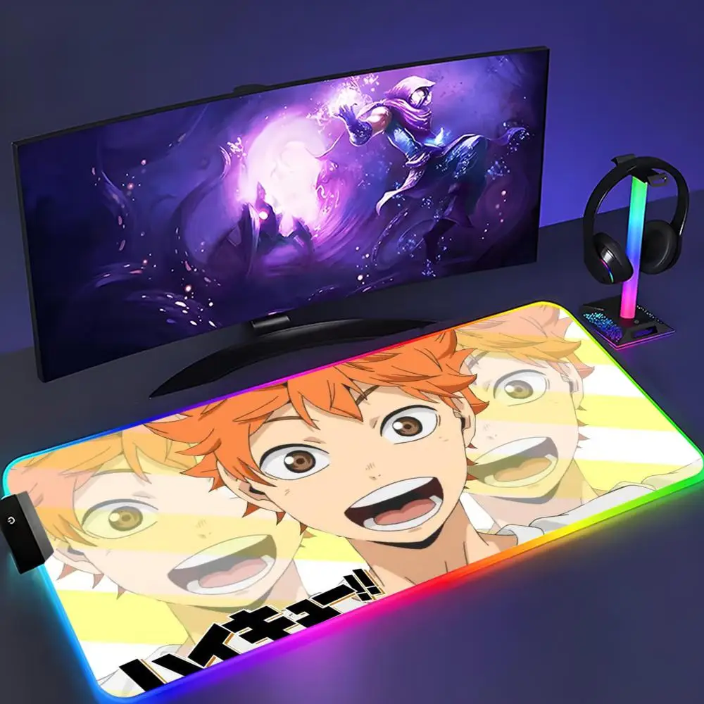 Atsumu Miya Haikyuu Fearless Setter RGB Mouse Pad