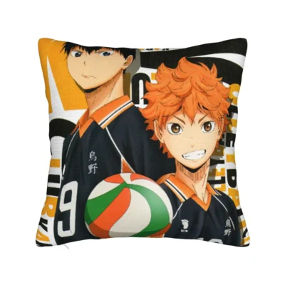 Nishinoya Haikyuu Fearless Guardian Throw Pillow
