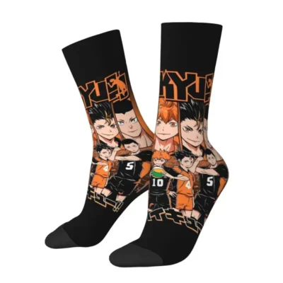 Karasuno Crow Haikyuu Determined Socks