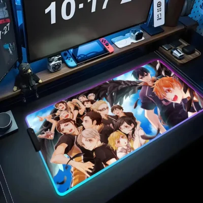 Karasuno Haikyuu Fly High RGB Mouse Pad