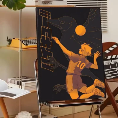 Shoyo Hinata Haikyuu Rising Spirit Wall Art