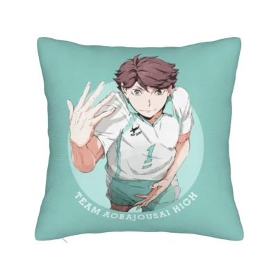 Inarizaki Haikyuu Fierce Rivalry Throw Pillow