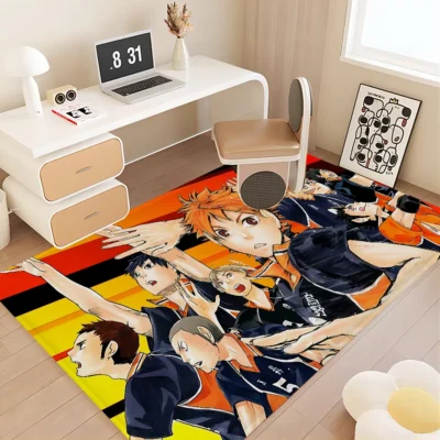 Karasuno Crow Haikyuu  Unbreakable Symbol Rug