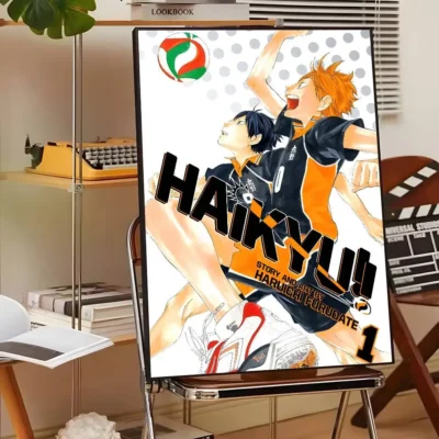 Shoyo Hinata Haikyuu Energetic Wall Art