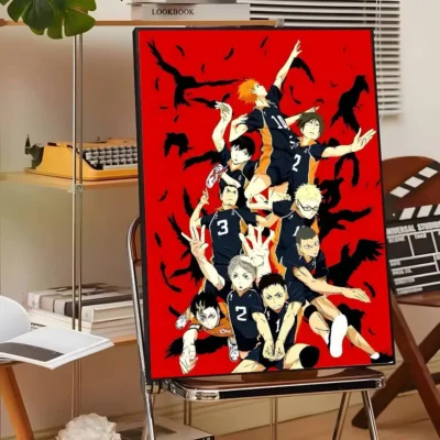 Aoba Johsai Haikyuu Relentless Drive Wall Art
