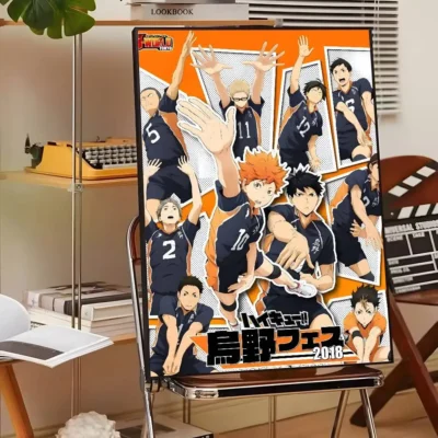Karasuno Crow Haikyuu Determined Wall Art