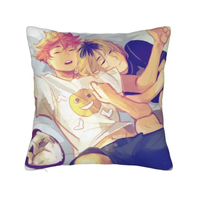 Tetsuro Kuroo Haikyuu Iron Wall Throw Pillow