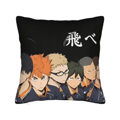 Fukurodani Haikyuu Unstoppable Energy Throw Pillow