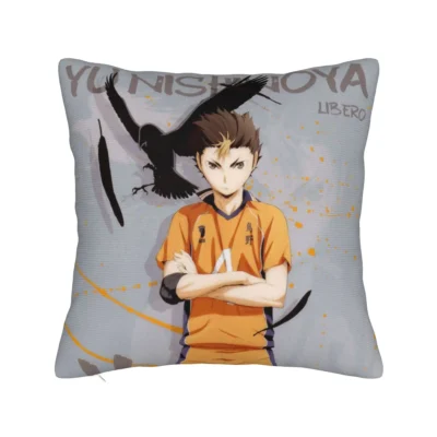 Kenma Kozume Haikyuu Strategic Genius Throw Pillow