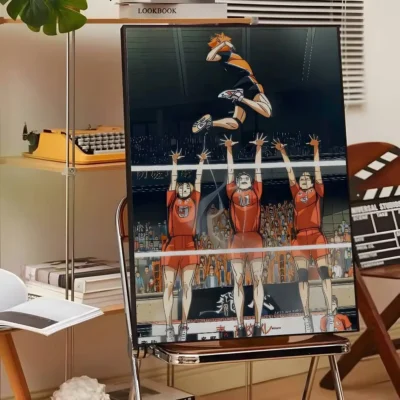 Karasuno Haikyuu Flight of Crows Wall Art