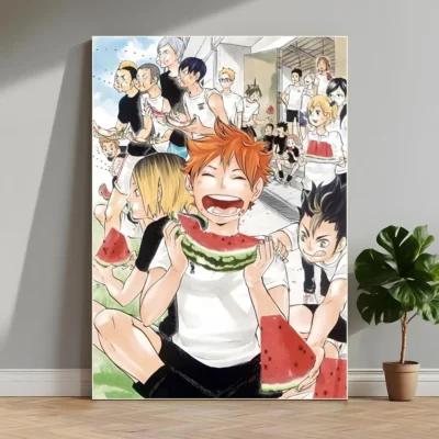 Nekoma Haikyuu Clever Cat Poster