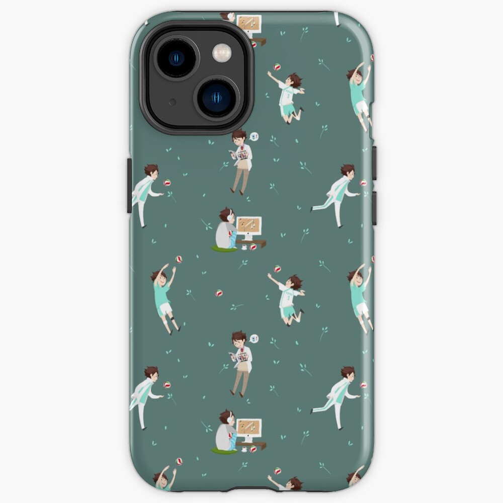 Oikawa Tooru Pattern Green Iphone Case