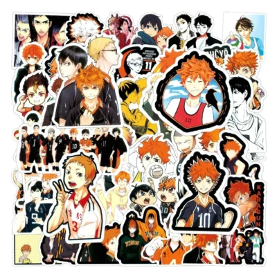 50pcs Haikyuu !! Cartoon Graffiti Stickers