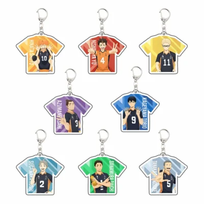 Anime Haikyuu !! 6cm Acrylic Keyrings