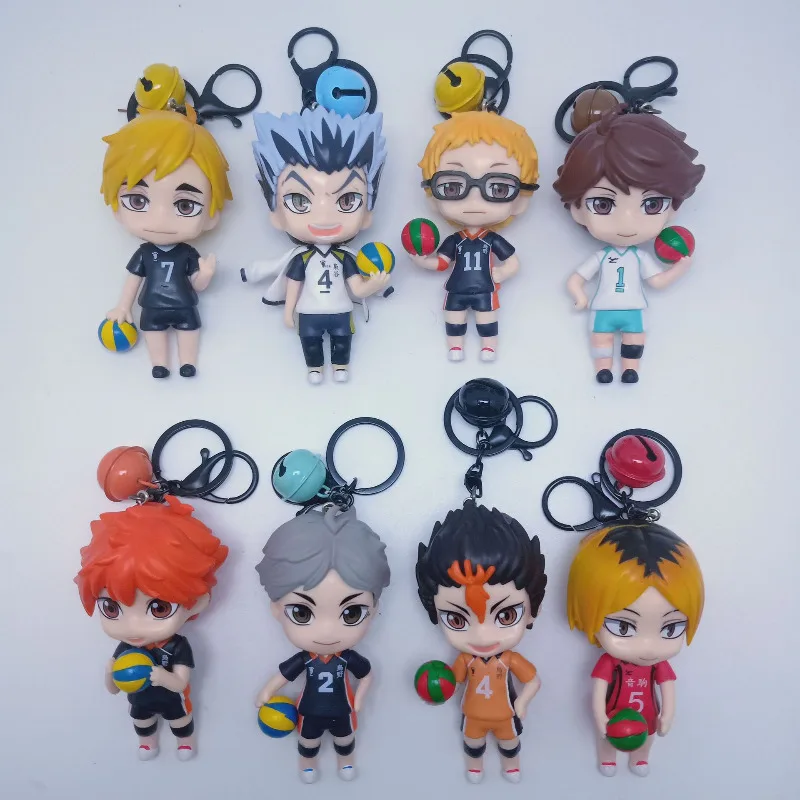 1pc Random Color Haikyu!! PVC Keychain 10CM