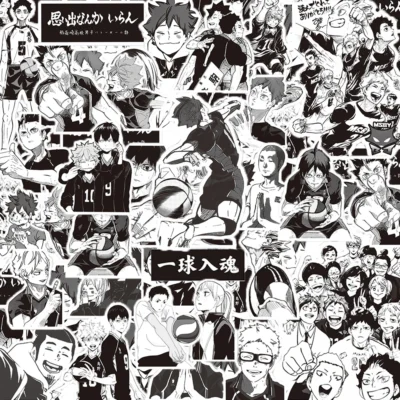 10/30/65pcs Volleyball Anime Haikyuu !! Stickers