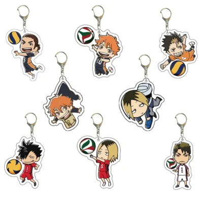 Japanese Anime Haikyuu Keychain