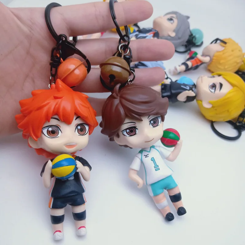 1pc Random Color Haikyu!! PVC Keychain 10CM - Image 6