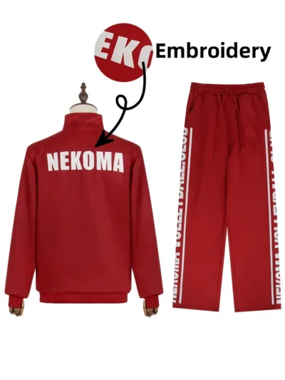 Nekoma High School Cosplay Costume Kozume