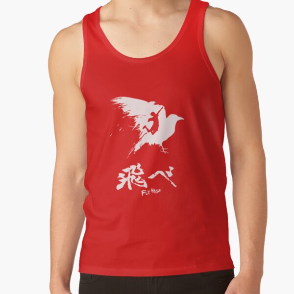 Haikyuu Fly High White 1666 Tank Top - Image 3