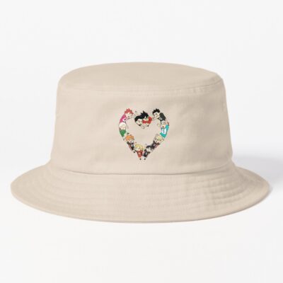 Haikyuu Characters Heart Collage Bucket Hat