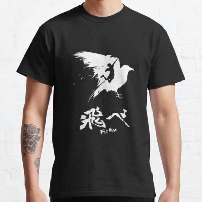 Haikyuu Fly High White 1666 T-Shirt