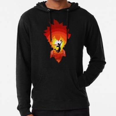 Haikyuu Inspired Dual Silhouette Anime Art Hoodie