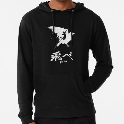 Haikyuu Fly High White 1666 Hoodie