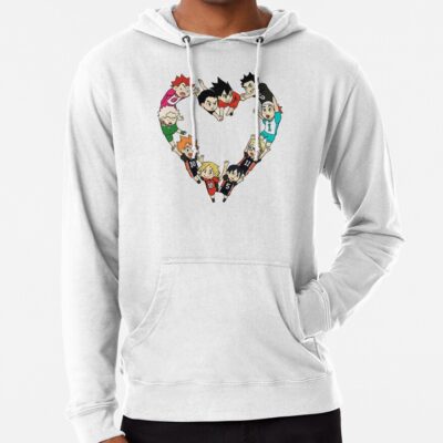 Haikyuu Characters Heart Collage Hoodie