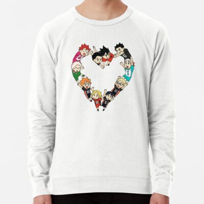 Haikyuu Characters Heart Collage Sweatshirt