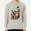 ssrcolightweight sweatshirtmensoatmeal heatherfrontsquare productx1000 bgf8f8f8 10 - Haikyuu AU Store
