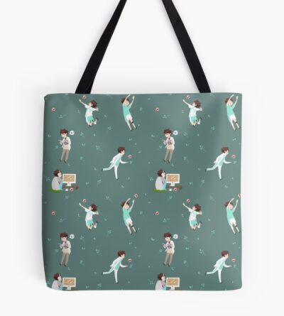Oikawa Tooru Pattern Green Tote Bag