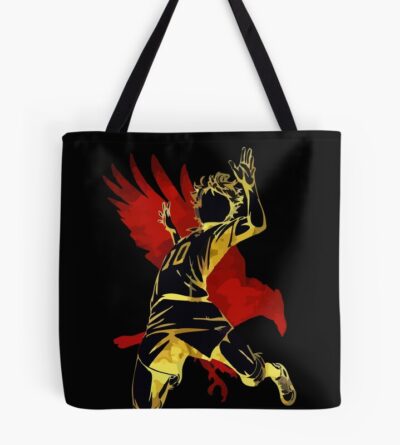 Hinata Rising Crow Minimalist Haikyuu Tote Bag