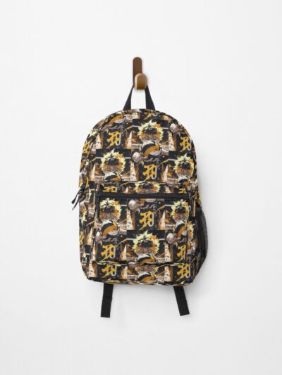 Haikyuu Power Aura Yellow Anime Art Backpack