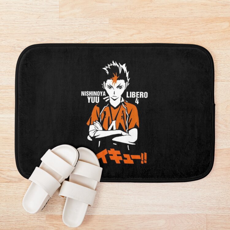 Nishinoya Yuu Libero 4 Haikyuu Bath Mat - Image 3