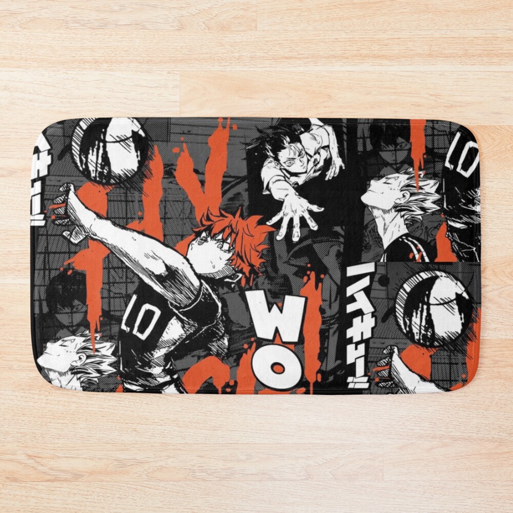 Haikyuu Shoyo Hinata Bath Mat