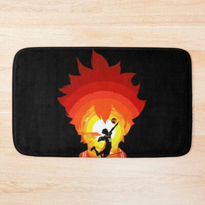 Haikyuu Inspired Dual Silhouette Anime Art Bath Mat