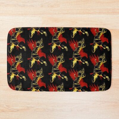 Hinata Rising Haikyuu Volleyball Power Art Bath Mat