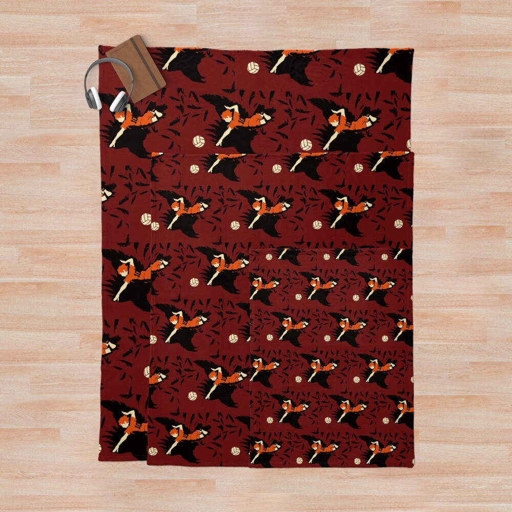 Hinata Haikyuu Anime Throw Blanket - Image 3