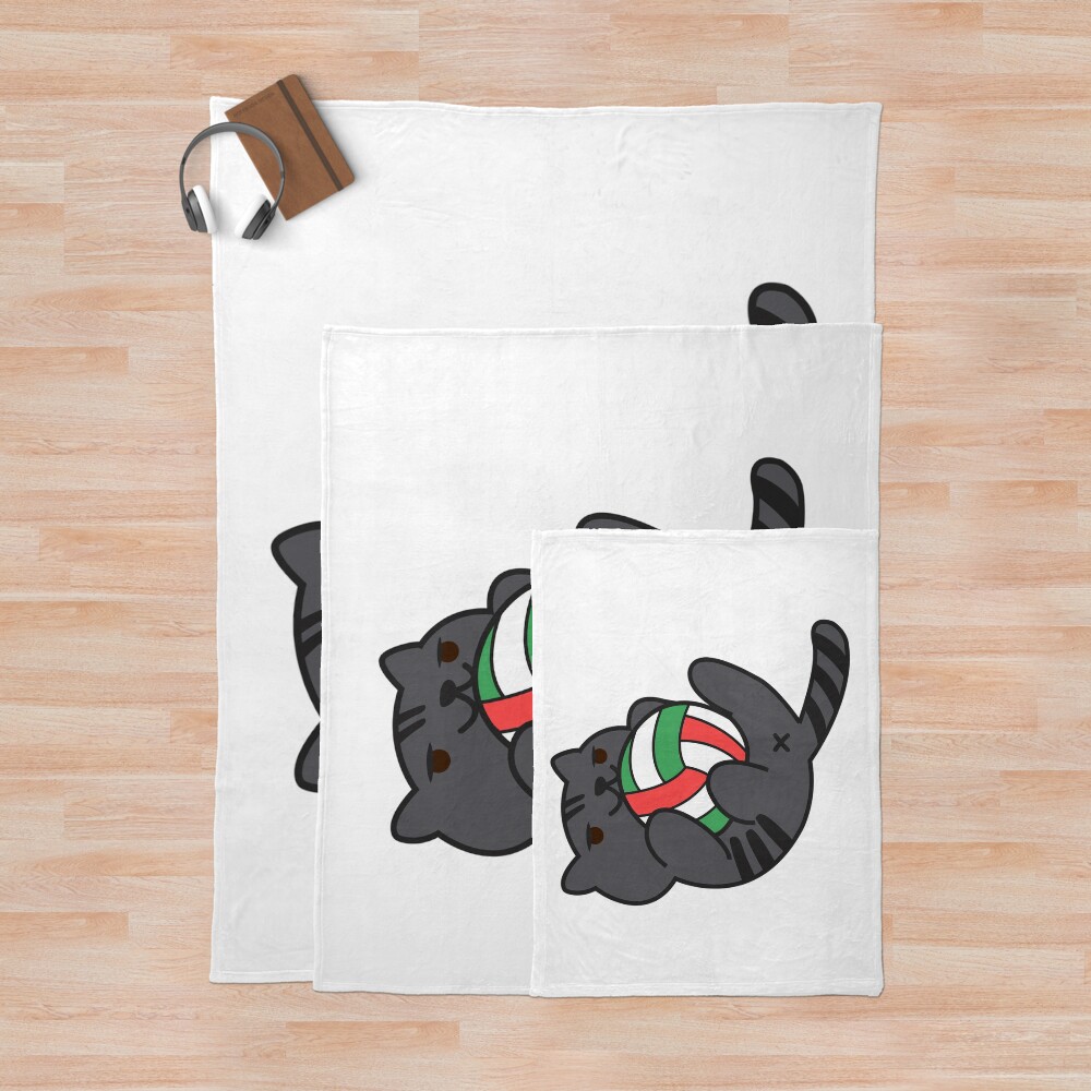 Haikyuu Atsume Kuroo Throw Blanket - Image 3